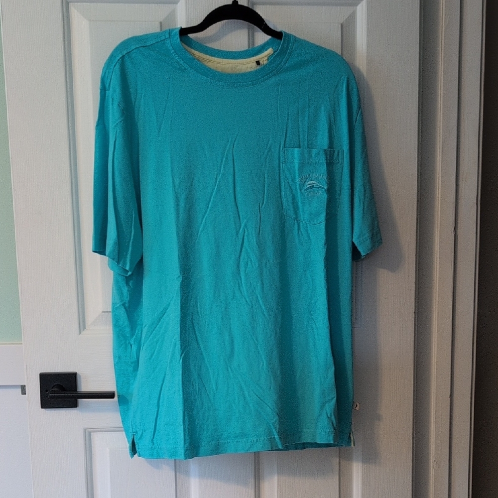 Tommy Bahama Blue Short Sleeve Tee Casual Comfort